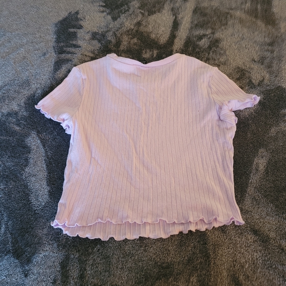 Lettuce Edge Cropped Top Size M - Picture 4 of 4